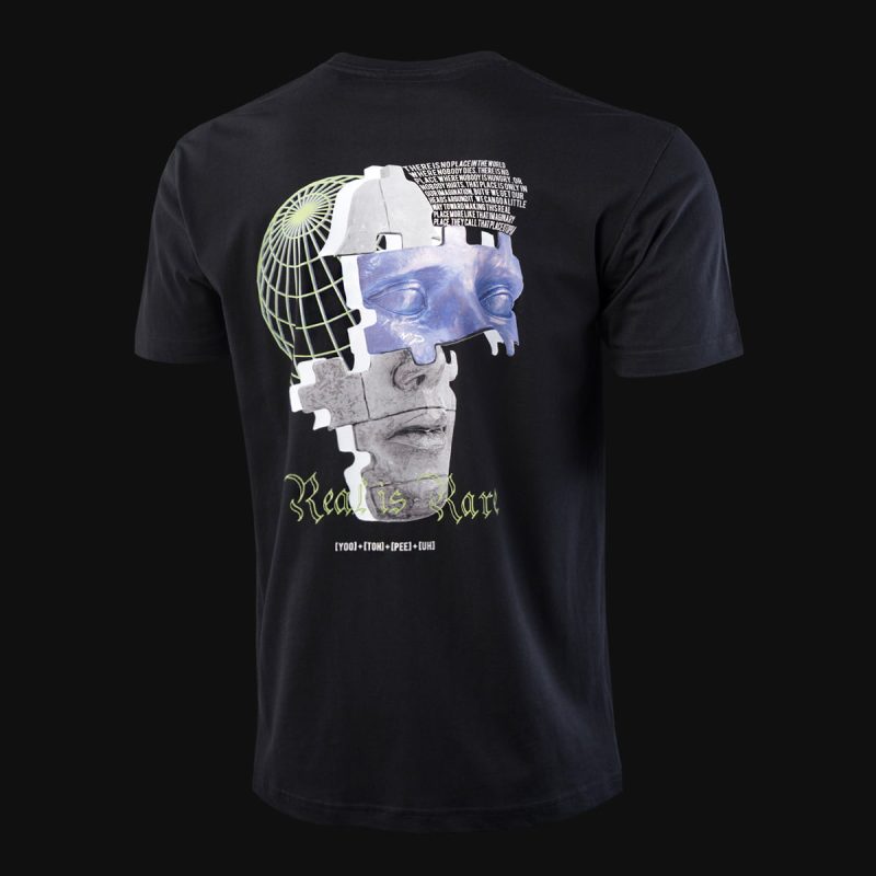 Herren T-Shirt schwarz – Real is Rare - 04