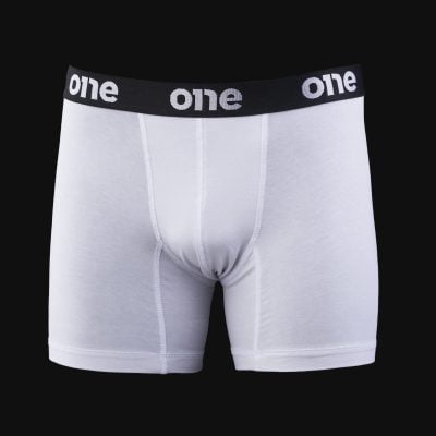 Weiße Boxershorts - White One