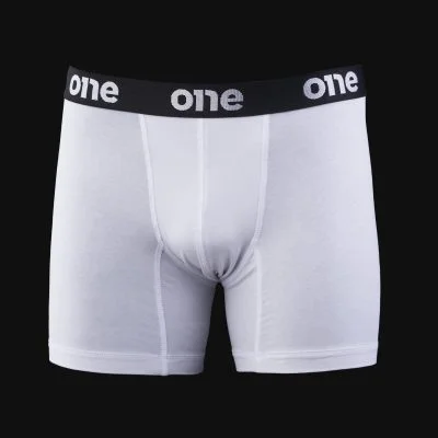 Weiße Boxershorts - White One