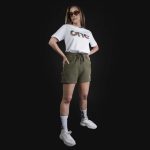 Damen Shorts - Khaki One - 02