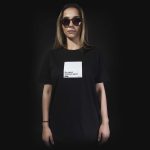 Schwarzes breites Damen T-shirt Make Money - 03