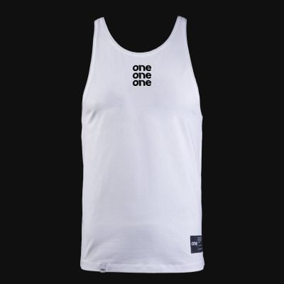 Herrenunterhemd Weiß – Triple One