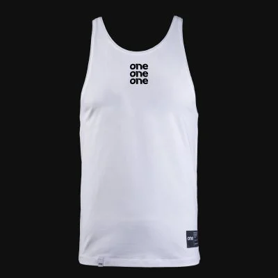 Herrenunterhemd Weiß – Triple One