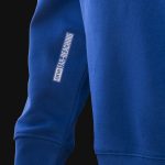 Blaues Herren Hoodie mit Cangaroo Eingrifftasche – Royal One - 02