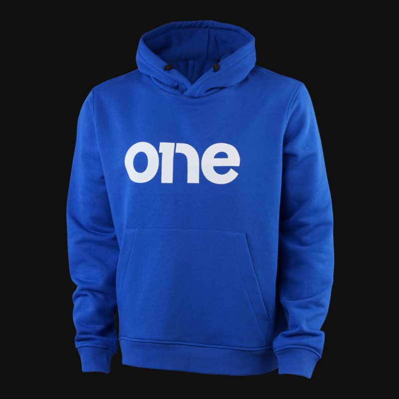 Blaues Herren Hoodie mit Cangaroo Eingrifftasche – Royal One V.02 - 02
