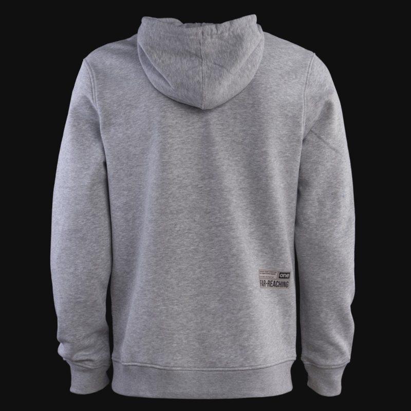 Graues Herren Hoodie mit Cangaroo Eingrifftasche – Grey Classics - 03