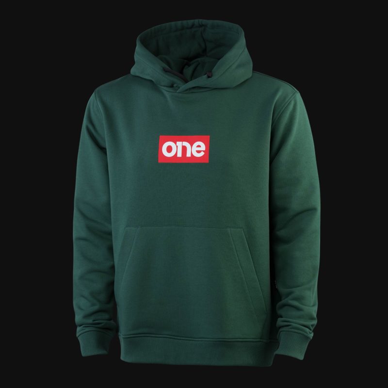 Grünes Herren Hoodie – DG One - 02