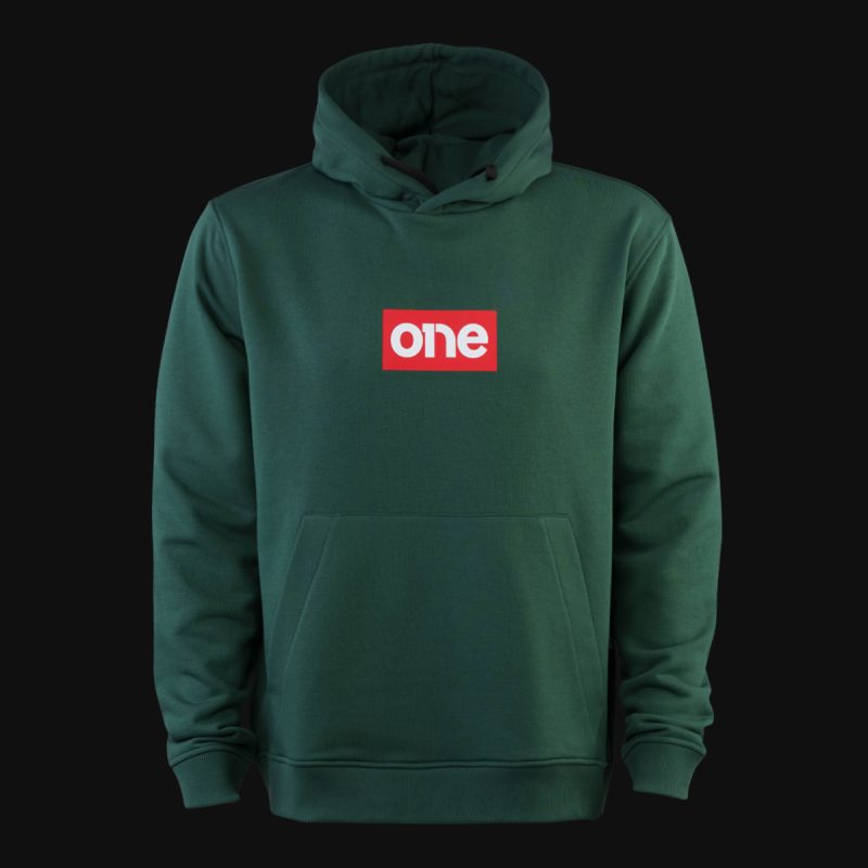 Grünes Herren Hoodie – DG One