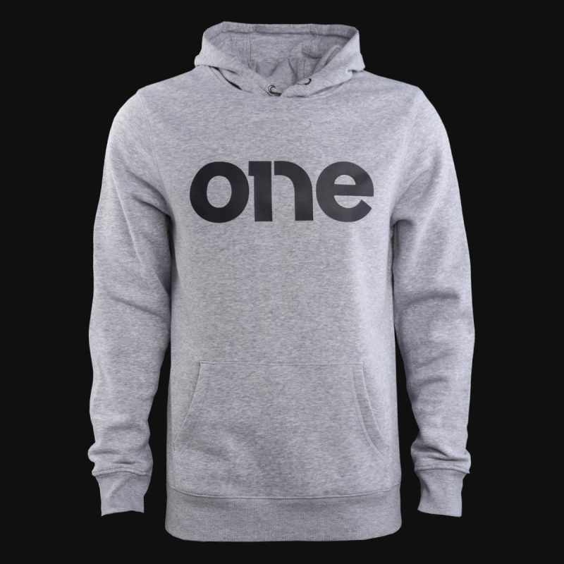 Graues Herren Sweatshirt mit Kapuze und Cangaroo Eingrifftasche – GOB One