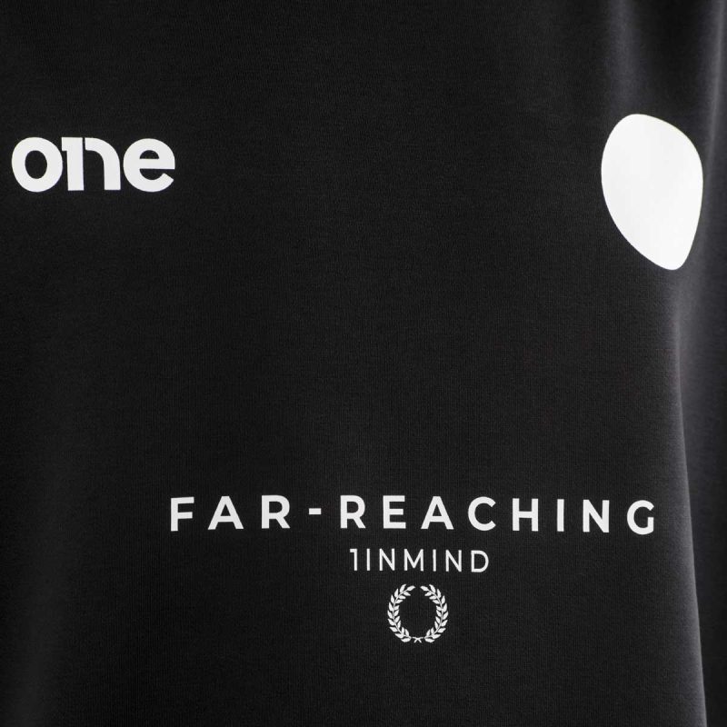 Schwarzes ärmelloses Herren Sweatshirt – Far Reaching - 02