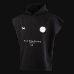 Schwarzes ärmelloses Herren Sweatshirt – Far Reaching - 03