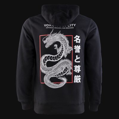 Schwarzes Herren Hoodie - YDC One