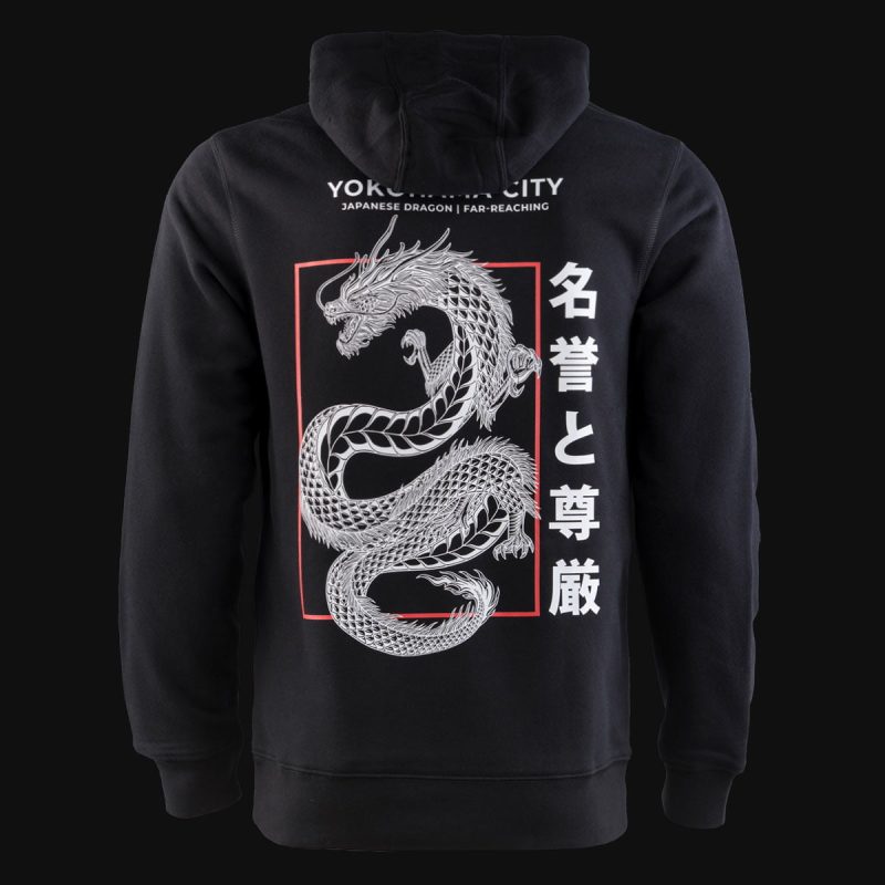 Schwarzes Herren Hoodie - YDC One