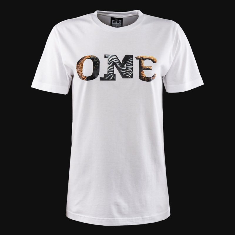 Weißes breites Damen T-shirt AI One