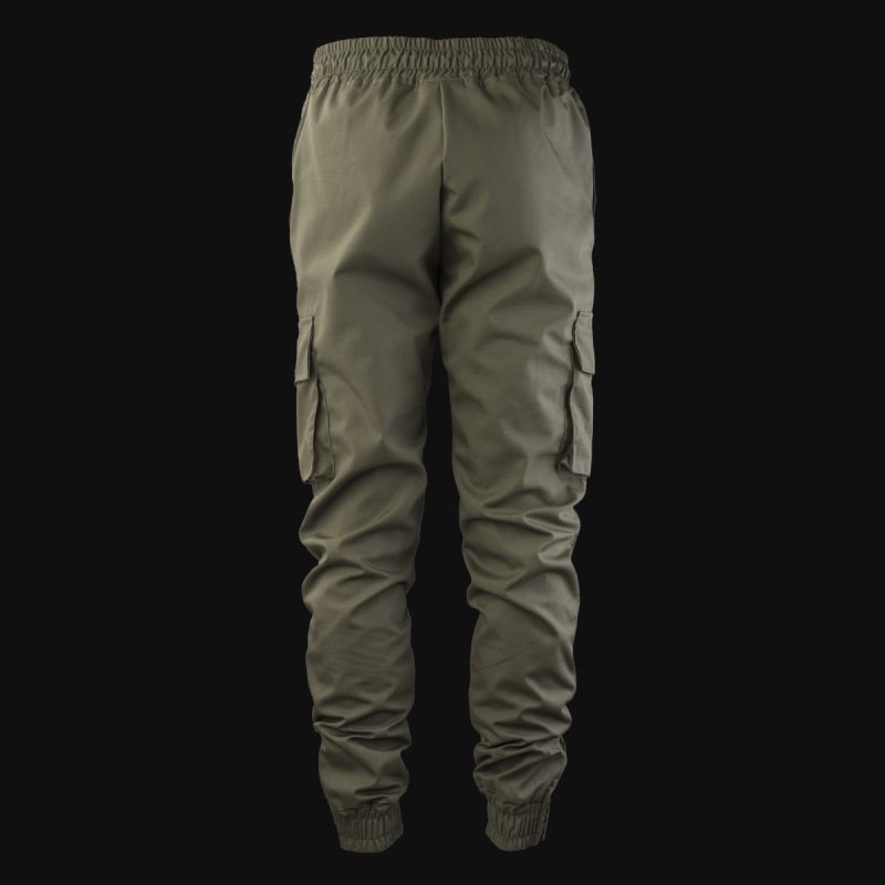 Herren Jogginghose aus Ripstop - Khaki - 04
