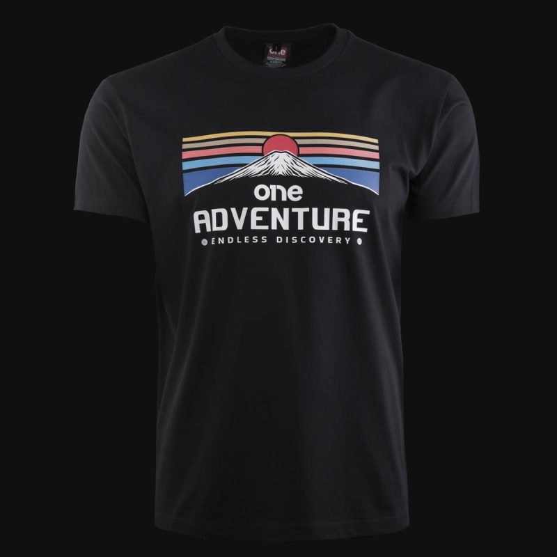 Herren T-Shirt schwarz – Discovery Black