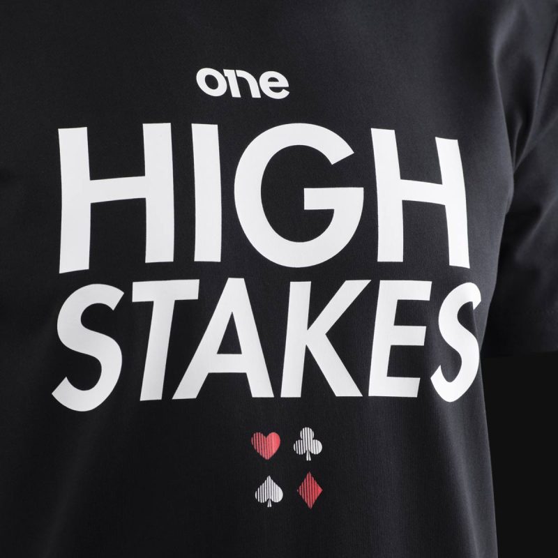 Herren T-Shirt schwarz – High Stakes V.02 - 03