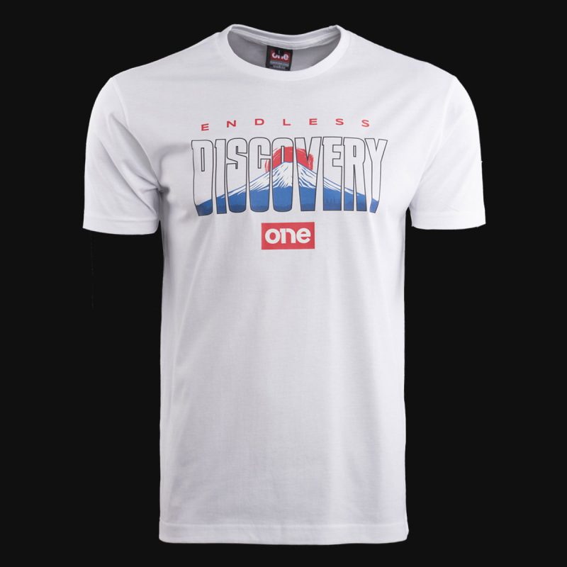 Herren T-Shirt weiß – Discovery White