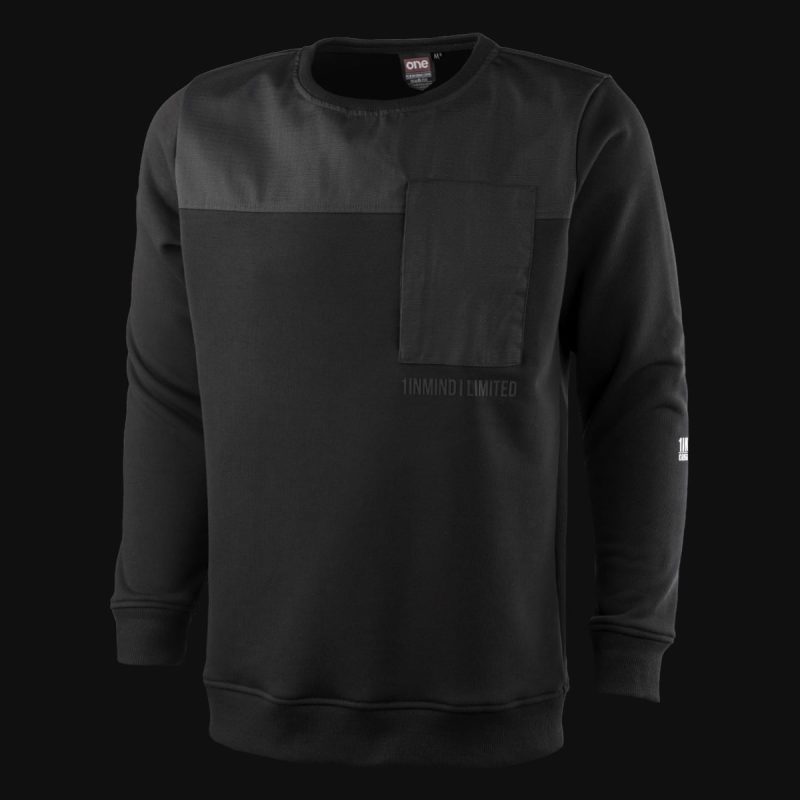 Schwarzes Herren Sweatshirt – ML One - 02