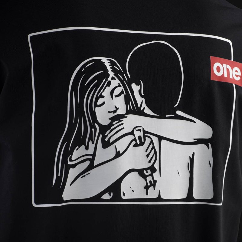 Herren T-Shirt schwarz – KB One - 02
