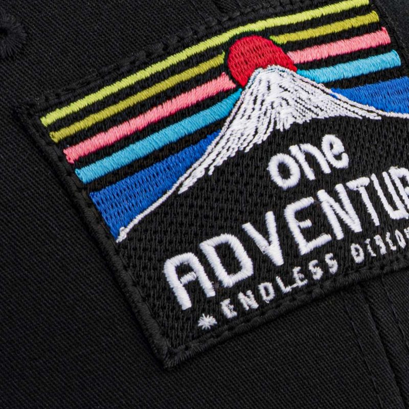 Kappe schwarz mit Verschluss One Adventure - 02