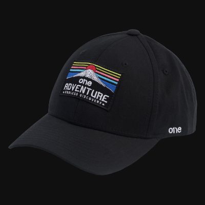 Kappe schwarz mit Verschluss One Adventure