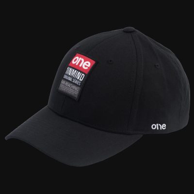 Kappe schwarz mit Verschluss Red One