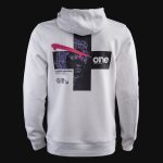 Weißes Herren Hoodie - P-One