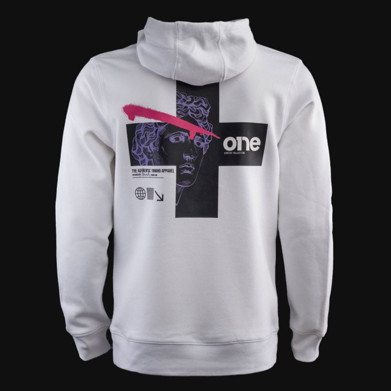 Weißes Herren Hoodie - P-One