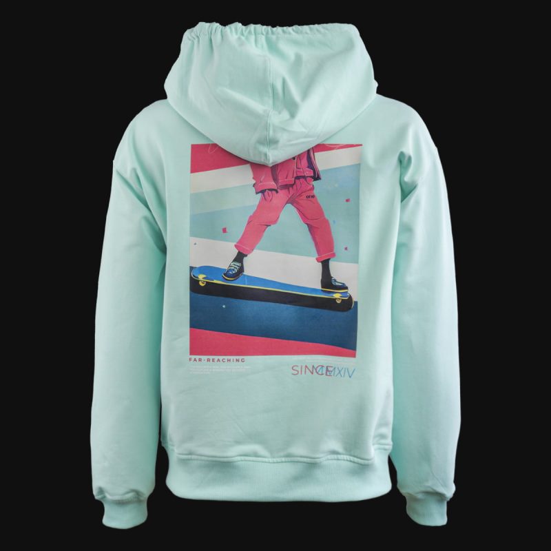 Damen Hoodie - Pink Skate