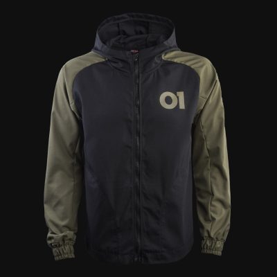 Herren Windbreaker mit Reißverschluss - O1 BK One