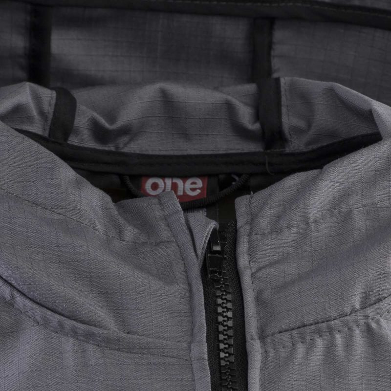 Herren Windbreaker mit Reißverschluss - O1 Grey One - 03