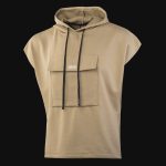 Ärmelloses Herren Sweatshirt beige - Dune One - 02