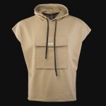 Ärmelloses Herren Sweatshirt beige - Dune One