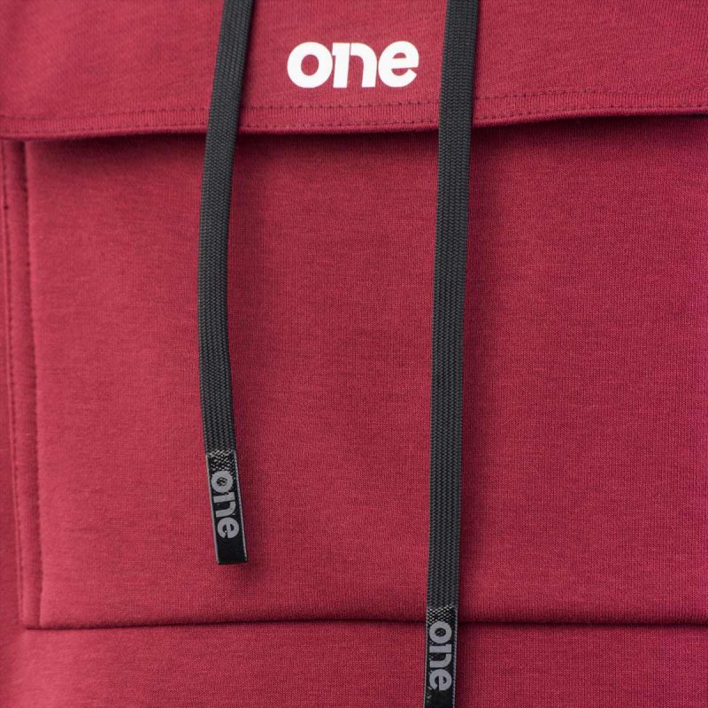 Ärmelloses Herren Sweatshirt Burgunderrot - Oxblood One - 04