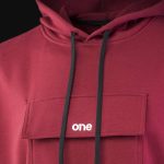 Ärmelloses Herren Sweatshirt Burgunderrot - Oxblood One - 03