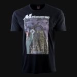 Herren T-Shirt schwarz - Meta One - 04
