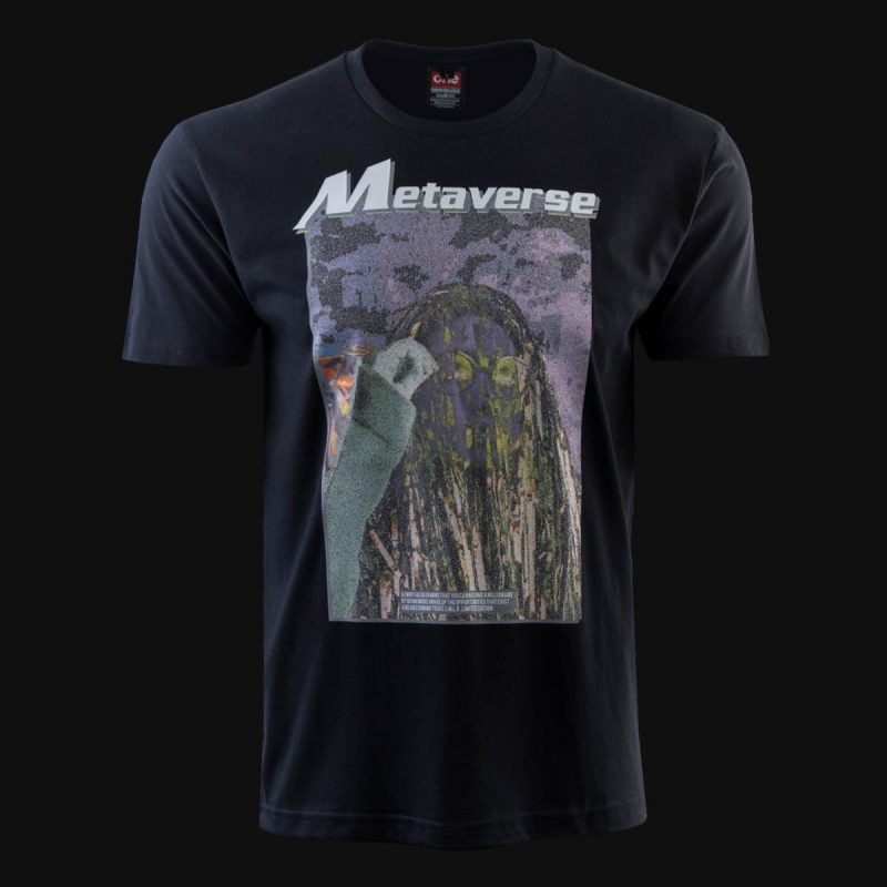 Herren T-Shirt schwarz - Meta One
