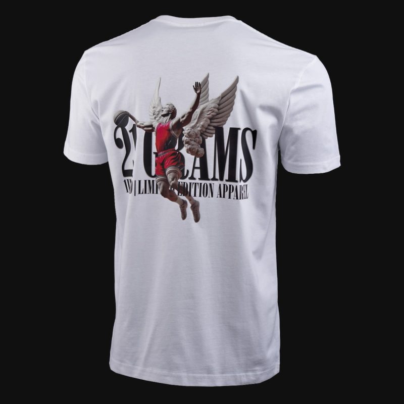 Herren T-Shirt weiß - 21 Grams White - 04