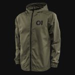 Herren Windbreaker mit Reißverschluss - Khaki O1 - 04