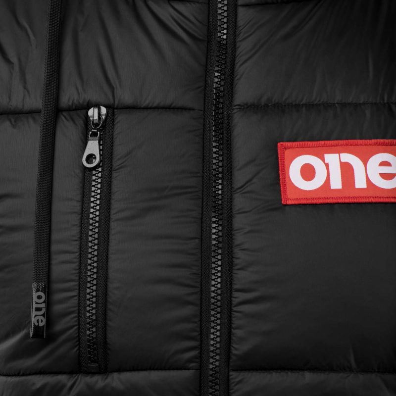 Herrenweste schwarz mit Kapuze - Tech One - 03