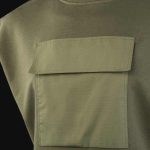 Khaki ärmelloses Herren Sweatshirt - Khaki Tech - 03