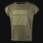 Khaki ärmelloses Herren Sweatshirt - Khaki Tech - 02
