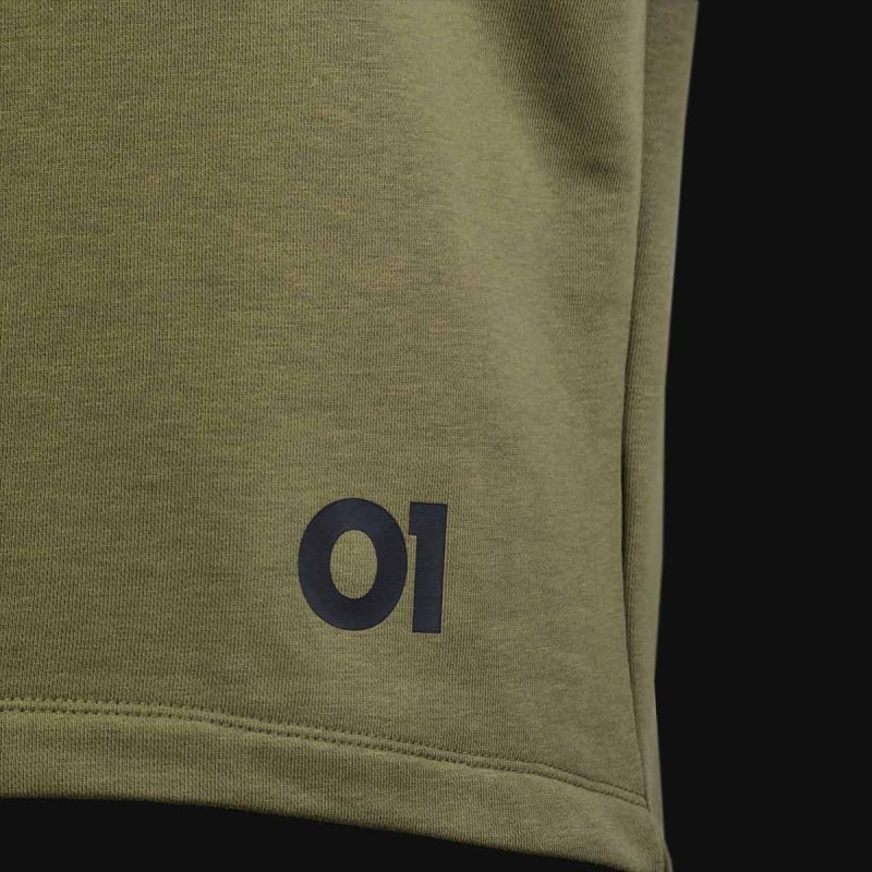 Khaki ärmelloses Herren Sweatshirt - Khaki Tech - 04