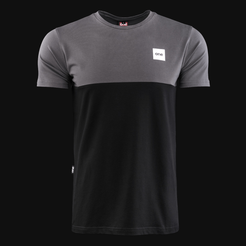 Zweifarbiges Herren T-Shirt – Onyx Blend One