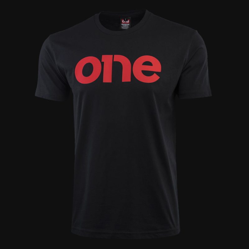 Herren T-Shirt schwarz - Signature Red One - 02