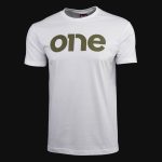 Herren T-Shirt weiß - Khaki One - 02