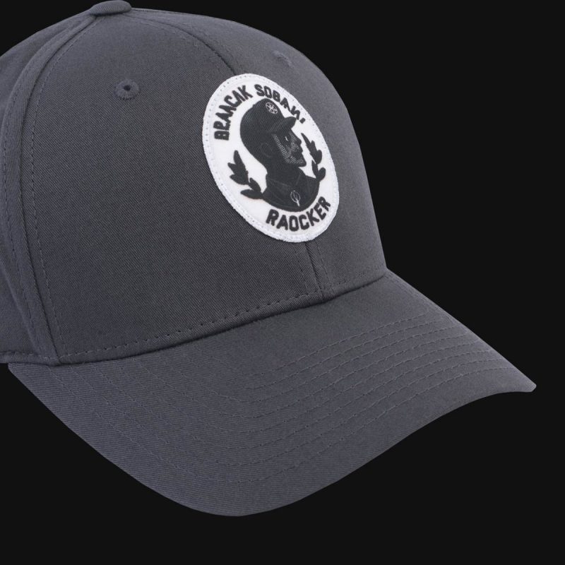 Kappe grau mit Verschluss Grey Man - 03