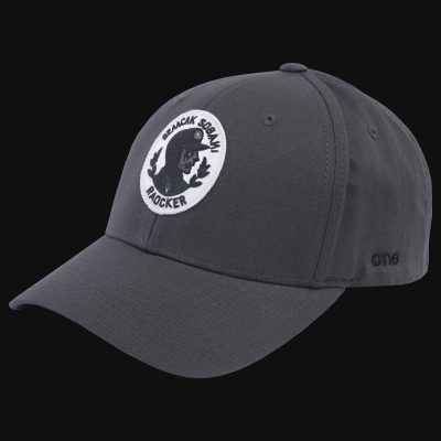 Kappe grau mit Verschluss Grey Man