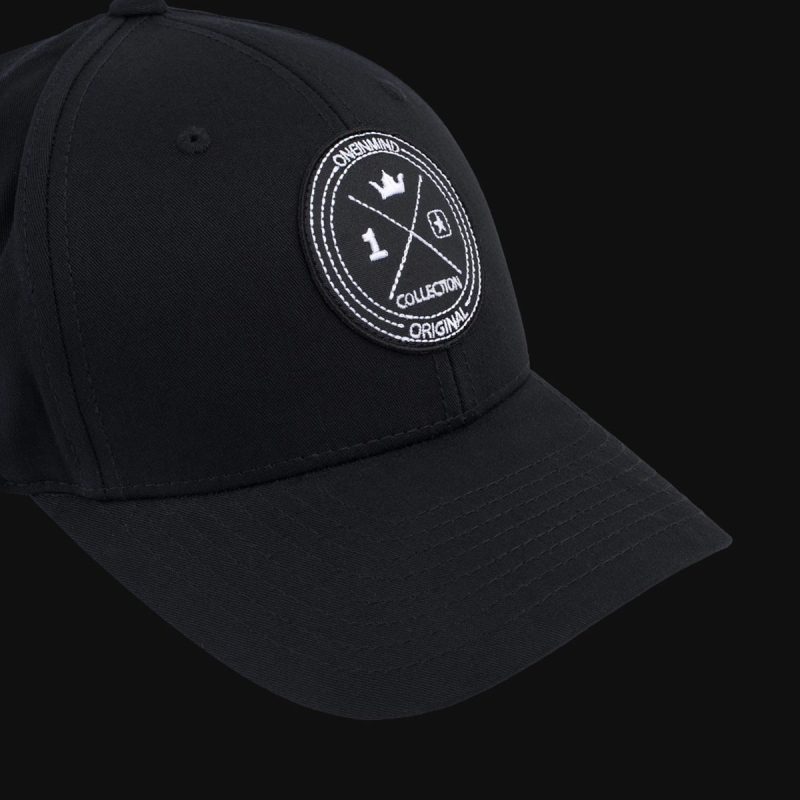 Kappe schwarz mit Verschluss OIM - 03